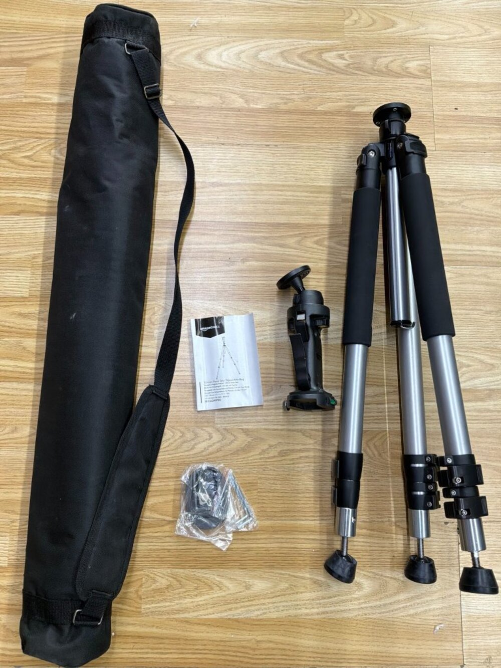 Amazon Basics 70" Camera Tripod Pistol Grip w/ Carry Bag Quick Release Plate